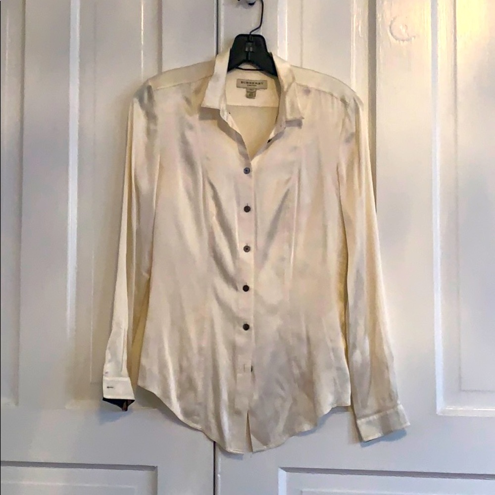 Burberry satin shirt
